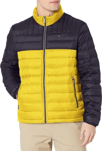 Vista 11 de Tommy Hilfiger Chaqueta acolchada plegable con aislamiento de plumón real para hombre Negro