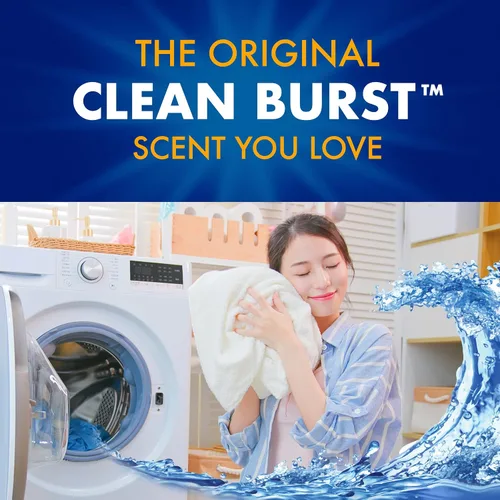 Vista 4 de ARM & HAMMER Detergente para ropa, detergente líquido Clean Burst, botella de 229.5 onzas líquidas
