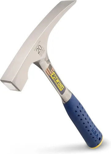 Vista 8 de Estwing Martillo de carpintero/albañil - Herramienta de albañil de 16 oz con construcción de acero forjado y mango con reducción de impacto