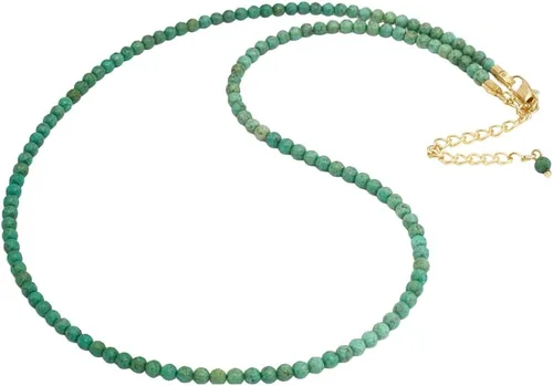 Vista 42 de Gempires - Collar de cuentas de piedras naturales hechas a mano, joyería de cristal hipoalergénica de 20 pulgadas, chapado en oro, joyería de moda