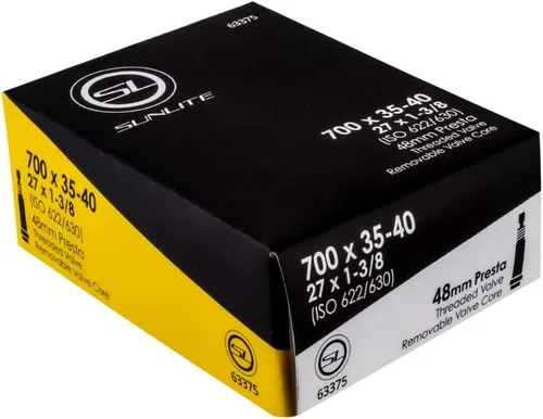 Vista 37 de Sunlite Tubos de bicicleta de válvula Presta estándar