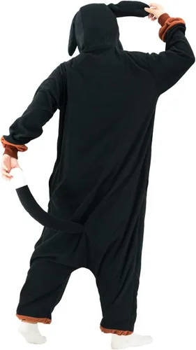 Vista 4 de Bernese Mountain Dog onesie adult Unisex Dog Adult Pajamas Halloween Christmas Party Cosplay One Piece Costume