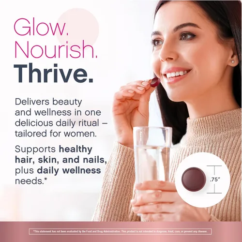 Vista 8 de NeoCell Gomitas multivitamínicas para mujer 80 gomitas Multi con colágeno avanzado con minerales esenciales Sabor a bayas