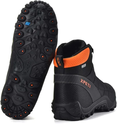 Vista 7 de XPETI Crest - Botas térmicas de invierno para hombre, impermeables, aisladas