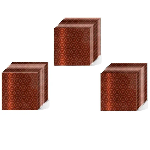 Vista 20 de Pegatinas reflectantes 1 pulgada de diámetro Redondas Reflectoras, Cinta adhesiva impermeable al aire libre de alta visibilidad (80 piezas)