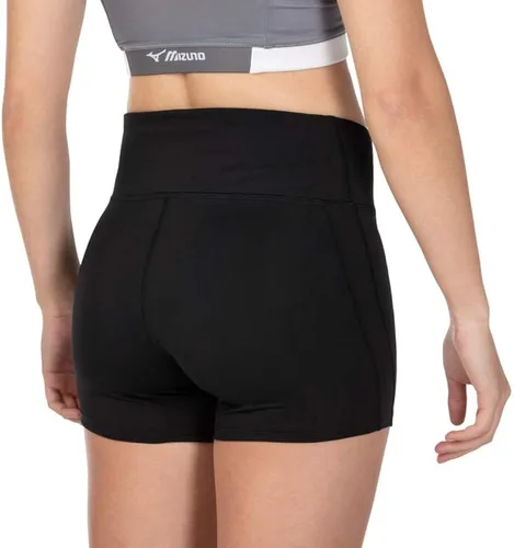 Vista 4 de Mizuno Pantalón corto de voleibol con entrepierna elevada de 4 pulgadas para mujer