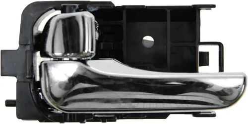 Vista 109 de TRQ Manija de puerta interior delantera izquierda cromada y negra para el lado del conductor compatible con Ford F-150 2012-2014