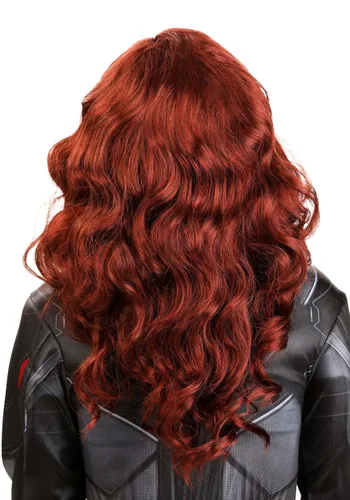 Vista 4 de Peluca de disfraz de Black Widow de Marvel para niñas Multicolor