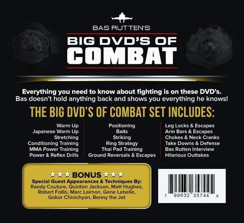 Vista 4 de Bas Rutten Grandes DVD de Combat