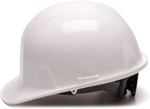 Vista 3 de Pyramex SL Series Cap Style Hard Hat with 4 Point Ratchet - Durable HDPE Shell for Reliable Impact Protection, Rain Trough, Low Profile Design