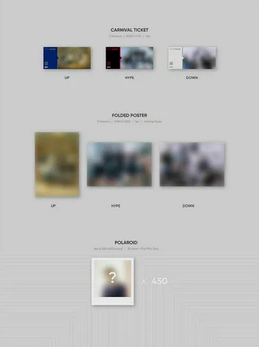 Vista 4 de ENHYPEN BORDER:CARNIVAL Album [ UP ] Ver. CD+Photo Book+16p Lyric Book+2 Photo Card+Lenticular Card +Signature Sticker+Carnival Ticket+etc K-POP