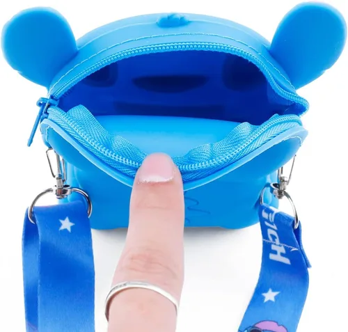 Vista 5 de Bolso cruzado de puntada al hombro, monedero, bolso pequeño de dibujos animados para niñas y niños, incluye llavero de puntada, el mejor regalo