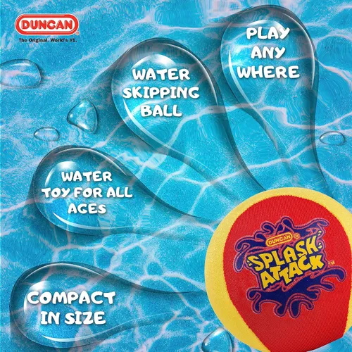 Vista 4 de Duncan Toys Splash Attack XL - Pelota de salto de agua, colores variados