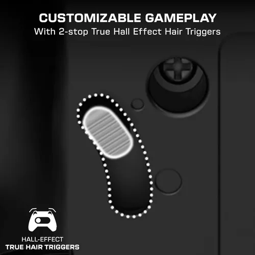 Vista 2 de Turtle Beach Rematch Advanced Wired Gaming Controller Licensed for Xbox Series X S, Xbox One, Windows PC - Colorful, Remappable Buttons, Hair