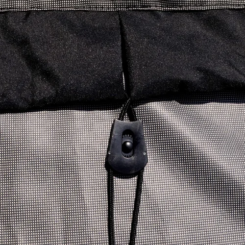 Vista 4 de StormBlock™ Signature - Funda combinada de mesa y sillas ovaladas, tamaño pequeño, color marfil negro, P5A11PMNW2 Waterproof polyester with