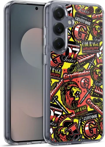 Vista 17 de Head Case Designs Officially Licensed Harry Potter Hogwarts Badge Up Gel Case [Military Grade Protection] Compatible with Samsung Galaxy A17 4G / 5G