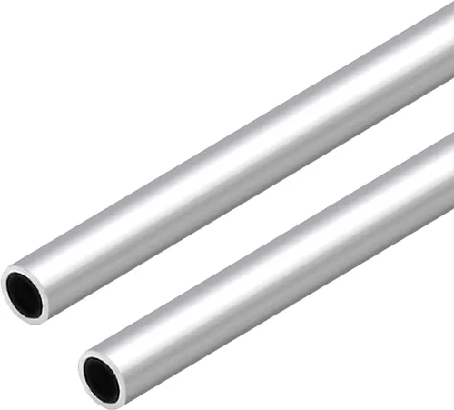 Vista 10 de Tubo redondo de aluminio 6063, 0.394 pulgadas de diámetro exterior de 0.079 pulgadas de grosor de pared de 11.811 in de longitud, tubo recto