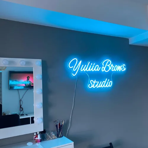 Vista 4 de Letrero de neón personalizado para boda, Binager personalizable con nombre de neón, decoración de letrero de luz regulable/RGB, personalizado