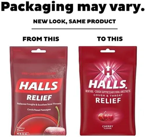 Vista 8 de Halls Gotas para la tos de cereza, 200