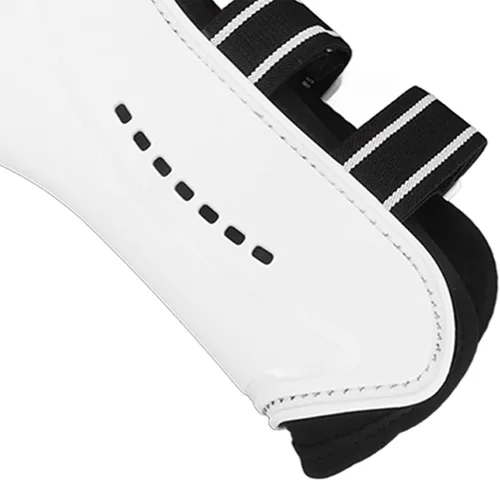 Vista 8 de 4 botas de tendón de caballo delanteras y traseras, botas de caballo de diseño transpirable, botas de caballo tendón de salto de neopreno PU