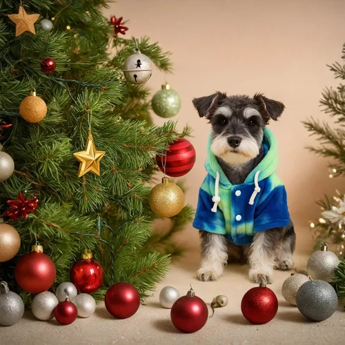 Vista 6 de Mklhgty Sudadera con capucha para perro de tie dye, abrigo de invierno para perros pequeños - capucha cálida y ajustable ultrasuave, tela