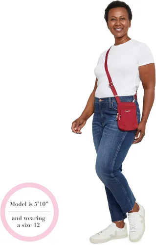 Vista 7 de Baggallini Securtex Anti-theft Activity Crossbody Bag