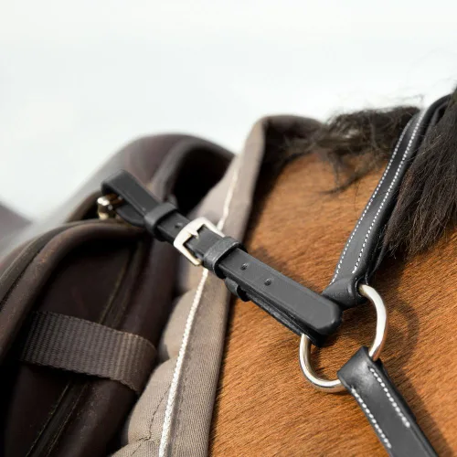 Vista 3 de Horze Peto ajustable de 3 puntos - Negro - Caballo
