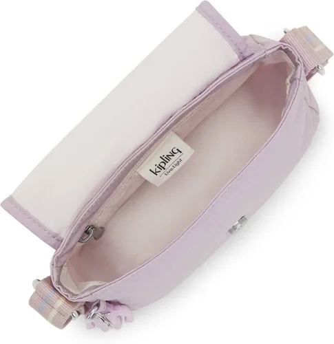 Vista 3 de Kipling Mini bolso Sabian U para mujer, ligero, mini bolso cruzado, Metálico