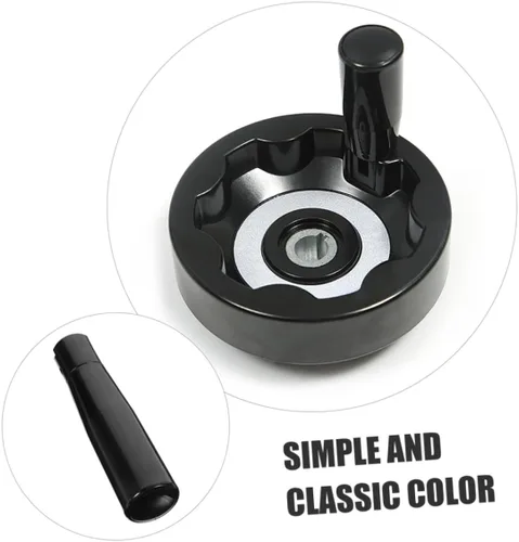Vista 9 de Mango plegable giratorio para máquinas de torno, agarre de manivela con diseño giratorio, almacenamiento compacto compatible con varios modelos