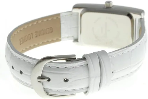 Vista 3 de Peugeot Reloj de pulsera rectangular en forma de H para mujer con correa de muñeca a juego