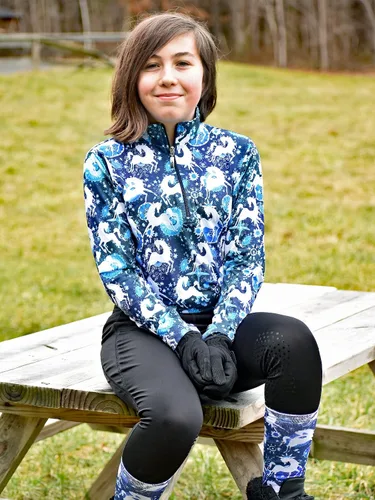 Vista 6 de Camisa de manga larga estampada ProAire para niños