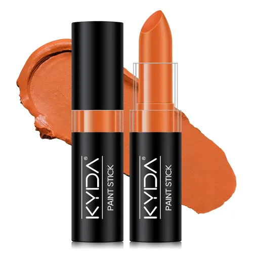 Vista 14 de KYDA White Face Body Paint Stick, White Matte Lipstick Eyeblack 01 WHITE