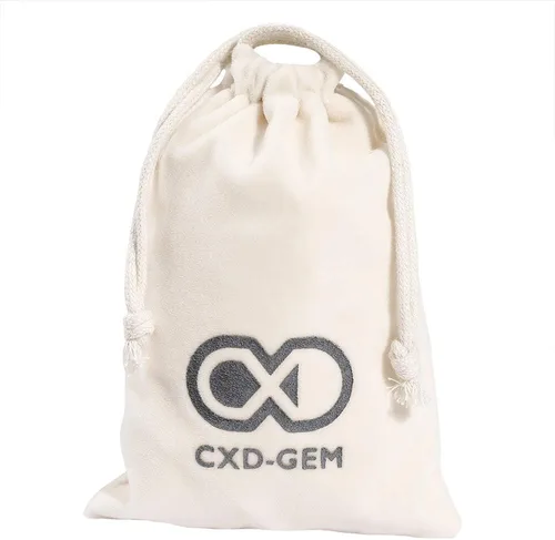 Vista 5 de CXD-GEM - Colgante de hoja de cristal de selenita (2 unidades)