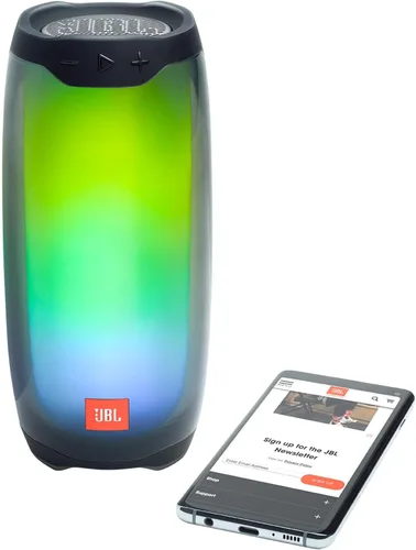 Vista 5 de JBL Pulse 4 - Altavoz Bluetooth portátil impermeable con espectáculo de luz - negro