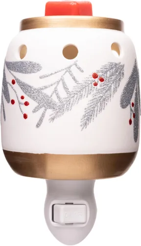 Vista 6 de Scentsationals - Luz nocturna para árbol de Navidad Quemador de cera perfumado festivo para fragancia acogedora para el hogar, acento de estrella