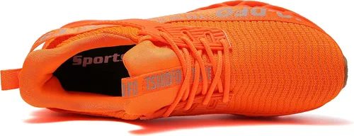 Vista 6 de TSIODFO - Tenis deportivos de moda para mujer, tenis antideslizantes para caminar y correr