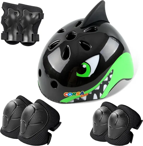 Vista 26 de Casco de bicicleta para niños pequeños, ajustable y multideportivo, 3 tamaños para edades de 1-2-3-5-8-14 años