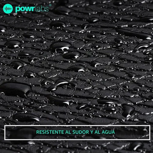 Vista 5 de Powr Labs Alfombrilla de bicicleta compatible con Peloton, cinta de correr, equipo de ejercicio, elíptica, almohadilla para caminar, entrenadores