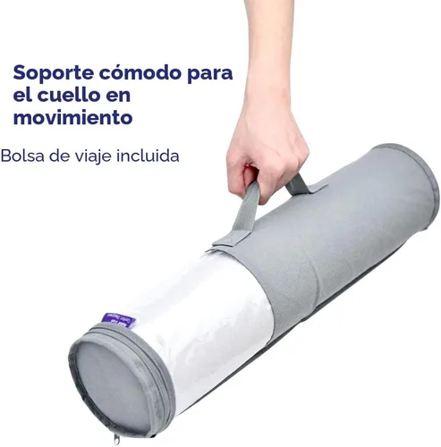 Vista 7 de C CUSHION LAB Almohada Cilíndrica para Alivio del Cuello - Espuma Viscoelástica Extra Densa Cilindro Redondo Refuerzo para Soporte Cervical