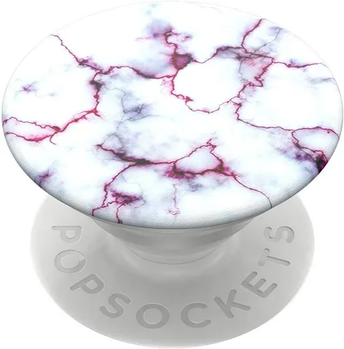 Vista 9 de PopSockets Soporte extensible intercambiable y agarre para teléfonos inteligentes y tabletas - Mármol Egeo