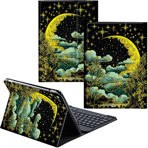 Vista 99 de Para Samsung Galaxy Tab S6 Lite Funda 2022/2020 Teclado Inalámbrico Desmontable Y Cubierta De Soporte De Cuero PU Funda Protectora Para Samsung