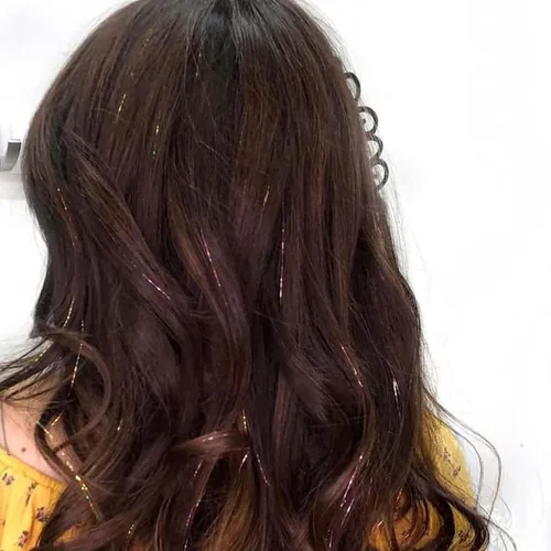 Vista 6 de Anillas de microenlace de 4 mm con forro de silicona, cuentas de oropel para extensiones de pelo, 300 unidades, color negro