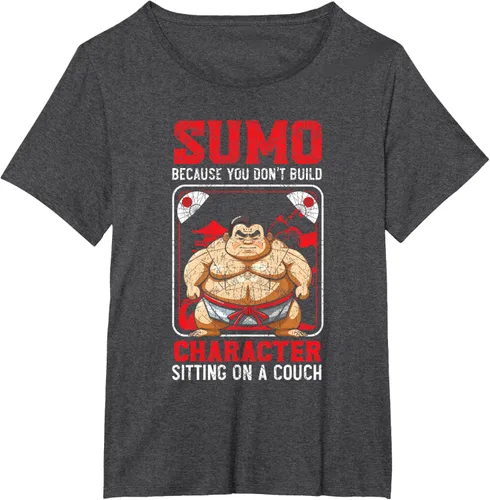 Vista 18 de Sumo Wrestler - Camiseta de lucha libre japonesa de lucha libre de sumo, Negro