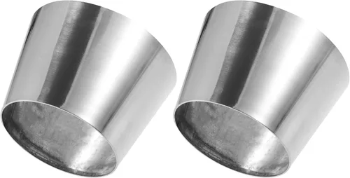 Vista 13 de X AUTOHAUX - Tubo de escape con mandril para coche, codo doblado, tubo de acero inoxidable 304, reductor concéntrico de 2.5" DE a 3" DE, 2 piezas