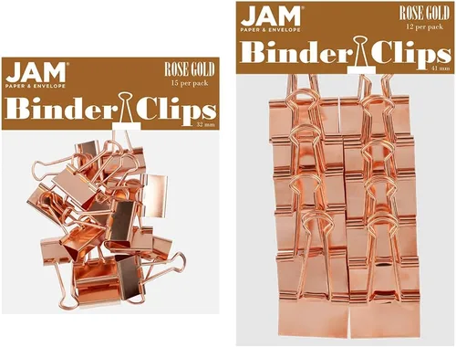 Vista 31 de Broches aprietapapeles JAM Paper®, Blanco