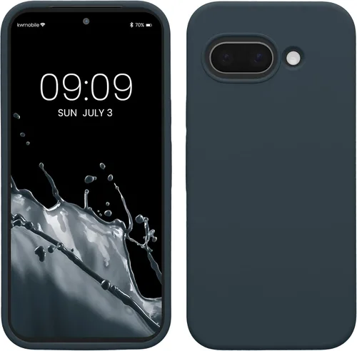Vista 163 de kwmobile Funda Compatible con Google Pixel 6 Pro - Funda de Teléfono de Silicona TPU con Acabado Suave - Azul Caribe