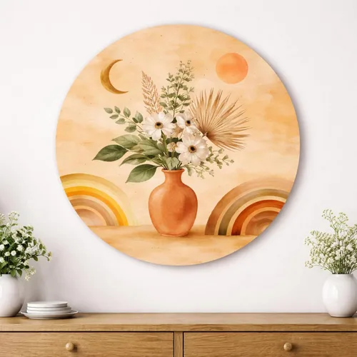 Vista 5 de Thyle 2 círculos redondos de madera de abedul de 30 pulgadas y 1/4 de grosor para manualidades, decoraciones y proyectos de bricolaje