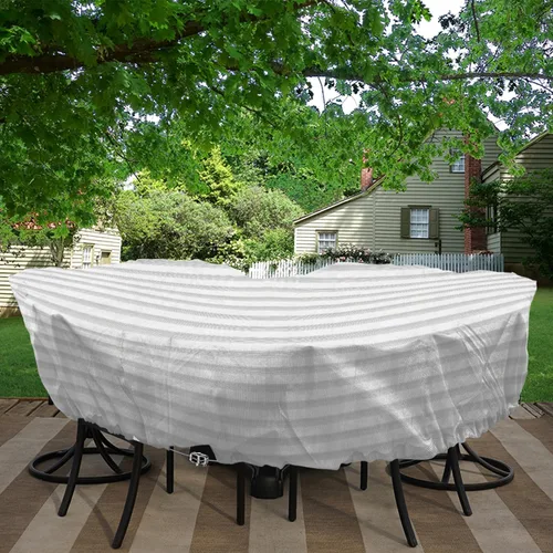 Vista 75 de Fundas para muebles de patio, impermeables, resistentes a los rayos UV, resistentes a los rayos UV, para exteriores, mesa redonda y rectangular