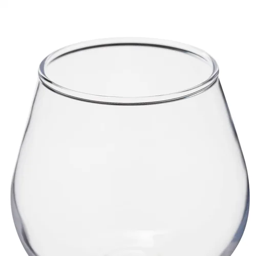 Vista 7 de Juvale Vasos de cóctel – 13 onzas de tallo corto moderno transparente, 4 unidades, cristal sin plomo, copas de brandy y sorteos de globos de coñac
