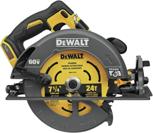 Vista 2 de DEWALT FLEXVOLT 60V MAX* Sierra circular con freno, 7-1/4 pulgadas, solo herramienta (DCS578B)